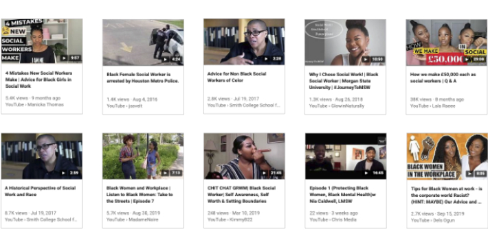 link to Black Female Social worker videos